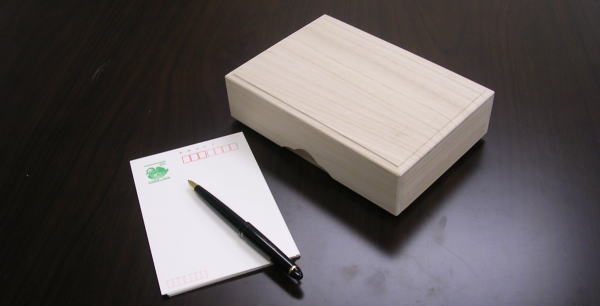 桐箱はがき