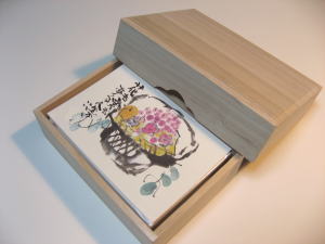 桐箱はがき